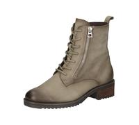 Schnürstiefelette CAPRICE "Caprice Stiefelette Nubukleder", Damen, Gr. 40, grün (khaki), Nubukleder, Schuhe Schnürstiefelette (97733868-40) khaki
