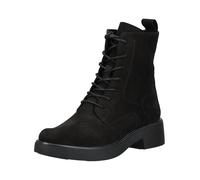 Schnürstiefelette CAPRICE "Caprice Stiefelette Veloursleder", Damen, Gr. 37, schwarz, Veloursleder, Schuhe Schnürstiefelette (37258134-37) schwarz