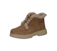 Schnürstiefelette CAPRICE "Caprice Stiefelette Veloursleder/Textil", Damen, Gr. 40, sand, Textil, Veloursleder, Schuhe (33696968-40) sand
