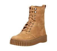 Schnürstiefelette CLARKS "Clarks Stiefelette Leder", Damen, Gr. 37, tan, Leder, Schuhe Schnürstiefelette (92114102-37) tan