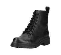 Schnürstiefelette CLARKS "Clarks Stiefelette Leder", Damen, Gr. 39,5, schwarz, Leder, Schuhe Schnürstiefelette (93813854-39,5) schwarz