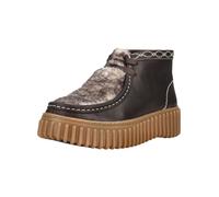 Schnürstiefelette CLARKS "Clarks Stiefelette Leder", Damen, Gr. 39, braun (dunkelbraun), Leder, Schuhe Schnürstiefelette (33008143-39) dunkelbraun