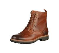 Schnürstiefelette CLARKS "Clarks Stiefelette Leder", Herren, Gr. 43, braun (dunkelbraun), Leder, Schuhe Schnürstiefelette (81843905-43) dunkelbraun