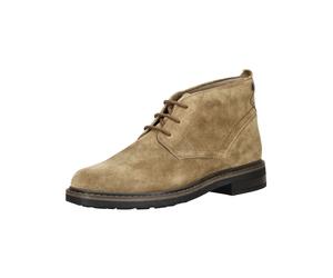 Schnürstiefelette CLARKS "Clarks Stiefelette Veloursleder", Herren, Gr. 44,5, braun, Veloursleder, Schuhe Schnürstiefelette (69981447-44,5) braun
