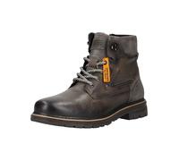 Schnürstiefelette DOCKERS BY GERLI "Dockers by Gerli Stiefelette Leder", Damen, Gr. 41, braun (dunkelgrau), Leder, Schuhe Schnürstiefelette (43920452-41) dunkelgrau