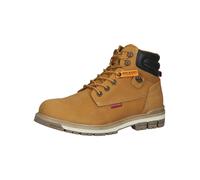 Schnürstiefelette DOCKERS BY GERLI "Dockers by Gerli Stiefelette Leder", Damen, Gr. 41, braun (golden tan), Leder, Schuhe Schnürstiefelette (98755211-41) golden tan