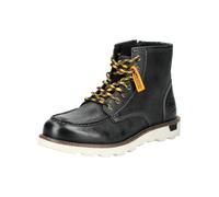 Schnürstiefelette DOCKERS BY GERLI "Dockers by Gerli Stiefelette Leder", Damen, Gr. 41, schwarz, Leder, Schuhe Schnürstiefelette (55964403-41) schwarz