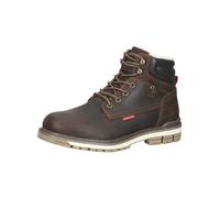 Schnürstiefelette DOCKERS BY GERLI "Dockers by Gerli Stiefelette Leder", Damen, Gr. 43, braun (schoko), Leder, Schuhe Schnürstiefelette (70645509-43) schoko