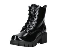 Schnürstiefelette DOCKERS BY GERLI "Dockers by Gerli Stiefelette Lederimitat", Damen, Gr. 39, schwarz lack, Lederimitat, Schuhe Schnürstiefelette (23297256-39) schwarz lack