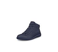 Schnürstiefelette ECCO "ECCO SOFT ZERO", Damen, Gr. 40, blau (schwarz), Nubukleder, Schuhe Schnürstiefelette, Outdoorschuh, Schnürboots, waterproof (11449454-40) schwarz