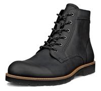 Schnürstiefelette ECCO "Jamestown Lace Boot", Damen, Gr. 46, schwarz, Nubukleder, Schuhe Schnürstiefelette, Stiefel, Schnürboots, Klassik-Stiefelette mit Profilsohle (53720645-46) schwarz