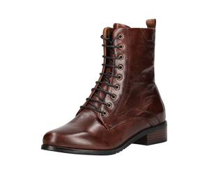 Schnürstiefelette EVERYBODY "Everybody Stiefelette Leder", Damen, Gr. 39, braun, Leder, Schuhe Schnürstiefelette (56232041-39) braun