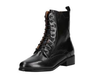 Schnürstiefelette EVERYBODY "Everybody Stiefelette Leder", Damen, Gr. 40, schwarz, Leder, Schuhe Schnürstiefelette (72943402-40) schwarz