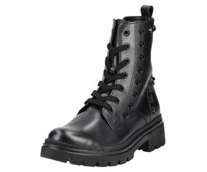Schnürstiefelette GABOR COMFORT "Gabor Comfort Stiefelette Glattleder", Damen, Gr. 40, schwarz, Glattleder, Schuhe Schnürstiefelette (45269255-40) schwarz