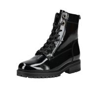 Schnürstiefelette GABOR COMFORT "Gabor Comfort Stiefelette Leder", Damen, Gr. 36, schwarz (schwarz lack), Leder, Schuhe Schnürstiefelette (27683003-36)