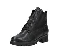 Schnürstiefelette GABOR "GENUA", Damen, Gr. 39, schwarz, Glattleder, unifarben, Basic, Schuhe, Blockabstz, Schnürboots, Businessstiefelette in Weite G (= weit), Topseller (63278101-39) schwarz