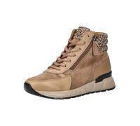 Schnürstiefelette GABOR COMFORT "Gabor Comfort Stiefelette Leder", Damen, Gr. 40,5, beige (braun, beige), Leder, Schuhe Schnürstiefelette (59377048-40,5) braun, beige
