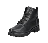 Schnürstiefelette GABOR COMFORT "Gabor Comfort Stiefelette Leder", Damen, Gr. 40, schwarz, Leder, Schuhe Schnürstiefelette (73934706-40) schwarz