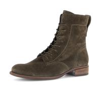 Gabor Schnürstiefeletten - Gr. 41 - Grün - Rauleder
