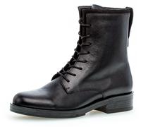 Gabor Schnürstiefelette Gabor Stiefelette Leder – Damen, Schwarz, Gr. 41