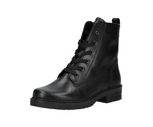 Schnürstiefelette GABOR "Gabor Stiefelette Glattleder", Damen, Gr. 38, schwarz, Glattleder, Schuhe Schnürstiefelette (37284712-38) schwarz