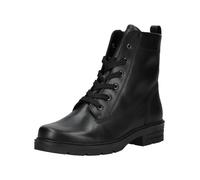 Schnürstiefelette GABOR "Gabor Stiefelette Glattleder", Damen, Gr. 40,5, schwarz, Glattleder, Schuhe Schnürstiefelette (37284712-40,5) schwarz