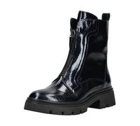 Schnürstiefelette GABOR "Gabor Stiefelette Leder", Damen, Gr. 40, blau (blau lack), Leder, Schuhe Schnürstiefelette (99314410-40) blau lack