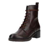 Schnürstiefelette GABOR "Gabor Stiefelette Leder", Damen, Gr. 42, braun (saddle), Leder, Schuhe Schnürstiefelette (66975315-42) saddle