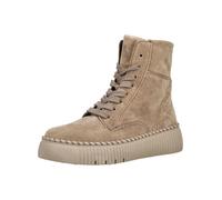 Schnürstiefelette GABOR "Gabor Stiefelette Veloursleder", Damen, Gr. 38, beige, Schuhe Schnürstiefelette (86711306-38) beige