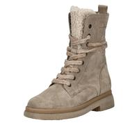 Schnürstiefelette GABOR "Gabor Stiefelette Veloursleder", Damen, Gr. 40,5, beige (kiesel), Veloursleder, Schuhe Schnürstiefelette (38674647-40,5) kiesel