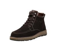 Schnürstiefelette GABOR "Gabor Stiefelette Veloursleder", Herren, Gr. 42, Textil, braun (coffee), Veloursleder, Schuhe Schnürstiefelette (61918836-42) coffee