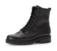 Schnürstiefelette GABOR "PISA", Damen, Gr. 38,5, schwarz, Kalbsleder, unifarben, Schuhe Schnürstiefelette, in Komfortweite G (= weit) (67623017-38,5) schwarz