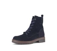 Schnürstiefelette GABOR "Schnürstiefelette", Damen, Gr. 38,5, blau, Schuhe Schnürstiefelette (18094449-38,5) blau