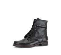 Schnürstiefelette GABOR, Damen, Gr. 38,5, schwarz, Schuhe Schnürstiefelette, Blockabsatz, Schnürboots mit gepolstertem Schaftrand (14920247-38,5) schwarz