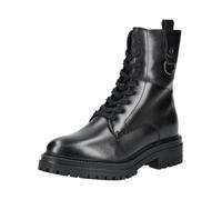 Schnürstiefelette GEOX "Geox Stiefelette Leder", Damen, Gr. 39, schwarz, Leder, Schuhe Schnürstiefelette (72870848-39)