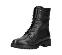 Schnürstiefelette GEOX "Geox Stiefelette Leder", Damen, Gr. 39, Textil, schwarz, Leder, Schuhe Schnürstiefelette (58288404-39) schwarz