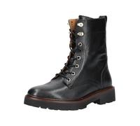Schnürstiefelette GEOX "Geox Stiefelette Leder", Damen, Gr. 40, schwarz, Leder, Schuhe Schnürstiefelette (35229913-40) schwarz