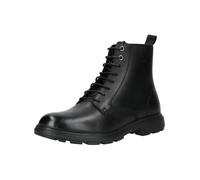Schnürstiefelette GEOX "Geox Stiefelette Leder", Herren, Gr. 41, schwarz, Leder, Schuhe Schnürstiefelette (45195764-41) schwarz