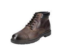 Schnürstiefelette GEOX "Geox Stiefelette Leder/Synthetik", Herren, Gr. 44, coffee, Leder, Synthetik, Schuhe Schnürstiefelette (23113343-44) coffee