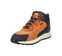 Geox Stiefelette Lederimitat/Textil Braun/Schwarz Warmfutter - 45