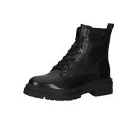 Schnürstiefelette GEOX "Geox Stiefelette Nappaleder", Damen, Gr. 36, schwarz, Nappaleder, Schuhe Schnürstiefelette (67639413-36) schwarz