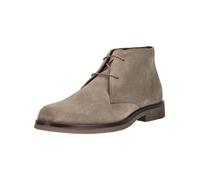 Schnürstiefelette GEOX "Geox Stiefelette Veloursleder", Herren, Gr. 43, grau, Veloursleder, Schuhe Schnürstiefelette (79663218-43) grau