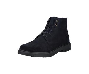 Schnürstiefelette GEOX "Geox Stiefelette Veloursleder", Herren, Gr. 46, blau (navy), Veloursleder, Schuhe Schnürstiefelette (61012762-46) navy