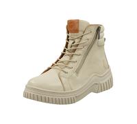 Schnürstiefelette HUSH PUPPIES "Hush Puppies Stiefelette Leder", Damen, Gr. 36, beige (ivory), Leder, Schuhe Schnürstiefelette (29973453-36)