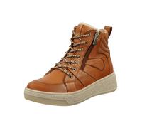 Schnürstiefelette HUSH PUPPIES "Hush Puppies Stiefelette Leder", Damen, Gr. 38, braun (cognac), Leder, Schuhe Schnürstiefelette (95723463-38) cognac