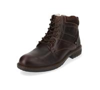 Schnürstiefelette HUSH PUPPIES "Hush Puppies Stiefelette Leder", Herren, Gr. 41, braun, Leder, Schuhe Schnürstiefelette (53652658-41) braun