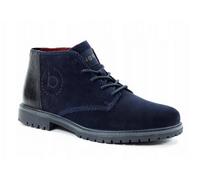 Schnürstiefelette in dunkelblau - Gr. - 41