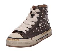 Schnürstiefelette in metall - Gr. - 38