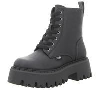 Schnürstiefelette in schwarz - Gr. - 40