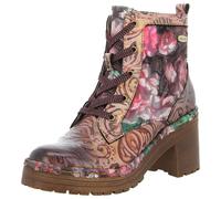 Schnürstiefelette in violett - Gr. - 37
